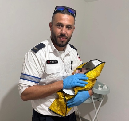 MDA Teams Assist in Emergency Childbirth Under Rocket Fire in Southern Israel
