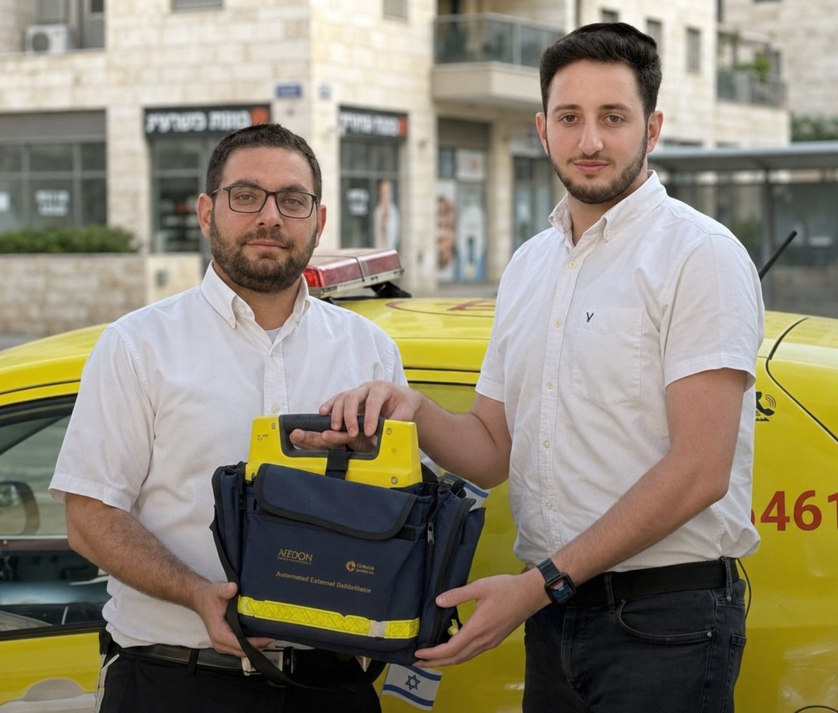 לקה בדום לב וניצל בזכות יישומון הכוננים של מד"א
