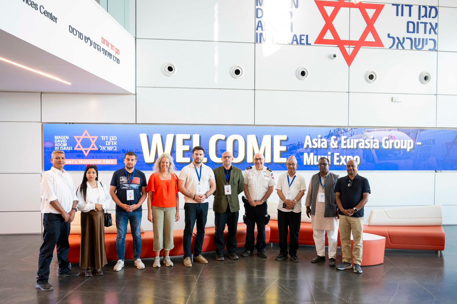 30 Mayors from Around the World Visited the Magen David Adom Campus in Ramla and an MDA Station in Jerusalem